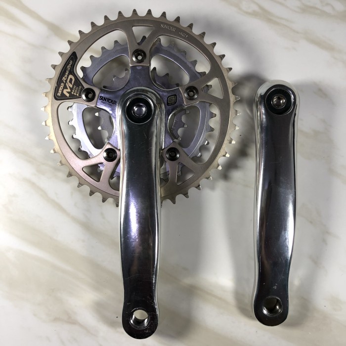 ✨Ori Crank Chainring Triple Suntour Xc Pro K.O.M Not Sora Alivio Deore Diskon