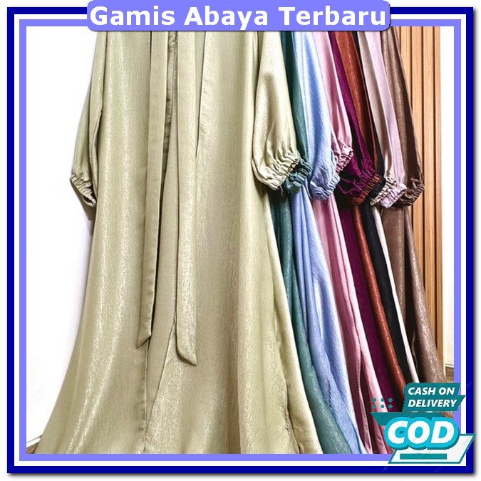 Terbaru Dress Abaya Terbaru Remaja Gamia Sari Mewah Elegant Baju Syari Impor Terbaru Ghamis Dewasa M