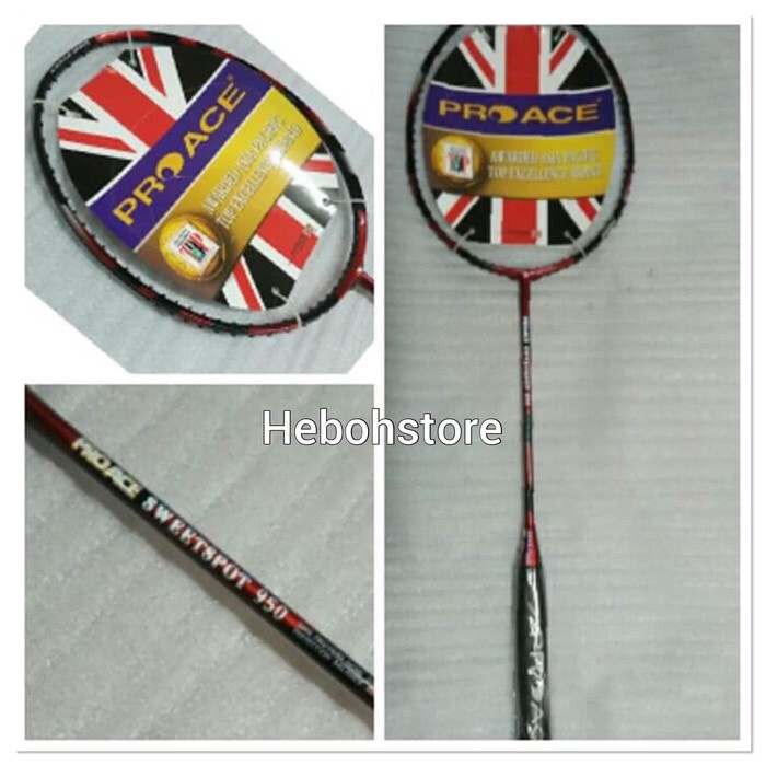 [New Ori] Raket Badminton Pro Ace Sa 950 Komplit Original Terbatas