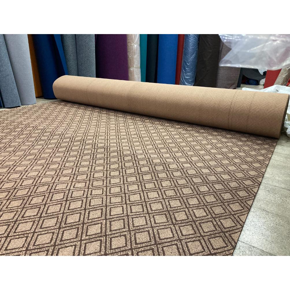 Karpet bludru karpet meteran motif ADANA Brown 02 [Lebar 3 M] 1x3 M - Brown 02
