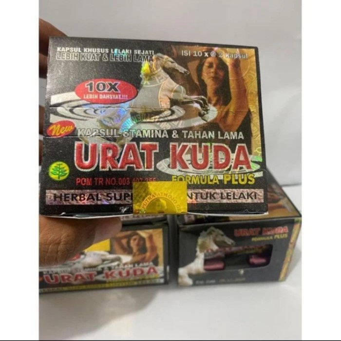 Terlaris herbal urat kuda 10x original kapsul SALE