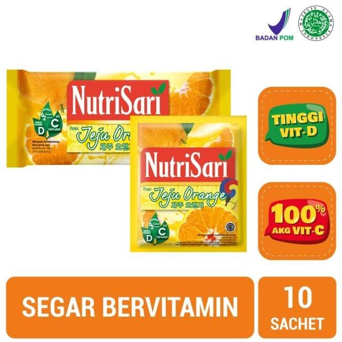 

Nutrisari Jeju Orange Isi 10 Sachet