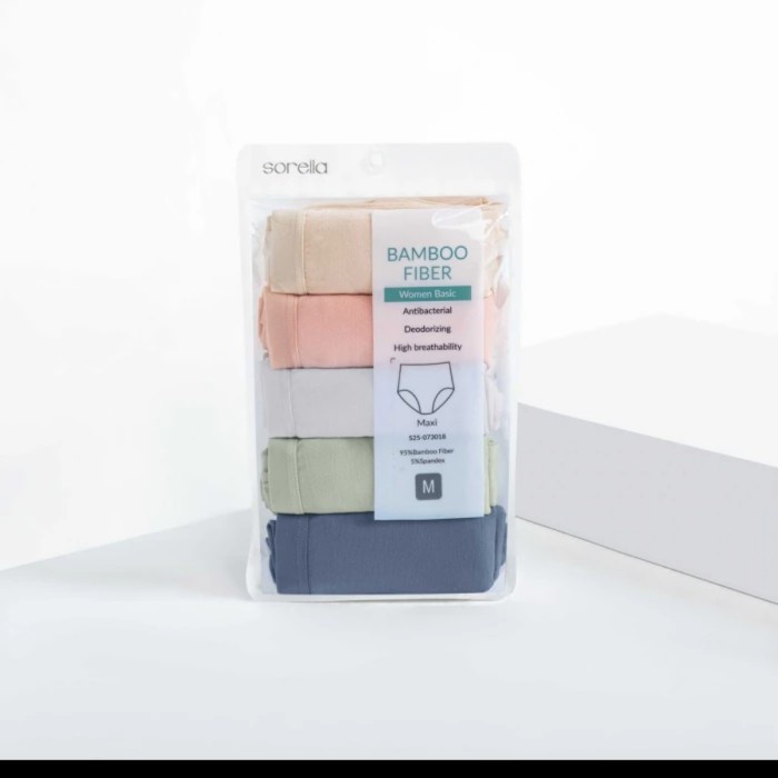 [Ori] Panty Pack Celana Dalam Sorella Bamboo Maxi S25-073018Mx1 Terbatas