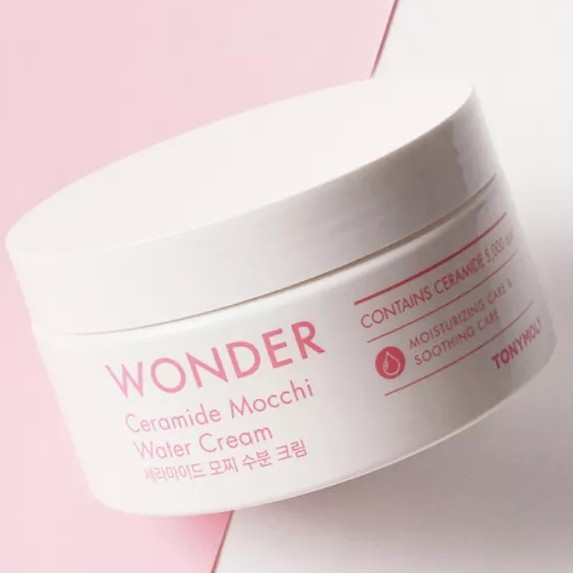[Original] Tony Moly Tonymoly Wonder Ceramide Mocchi Water Cream 300Ml Bisa Gojek