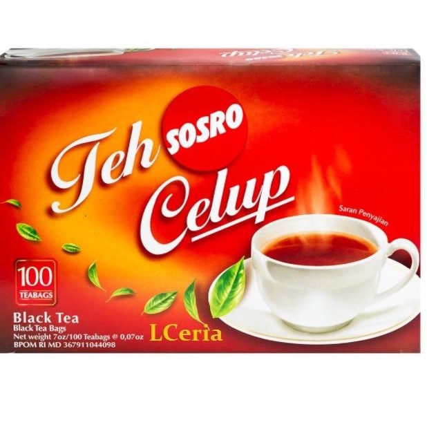 

Teh Hitam Celup | Teh Sosro Celup Black Tea 100 Bags