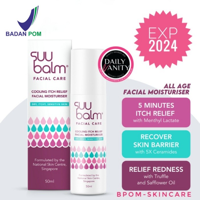 [Original] Suu Balm Facial Moisturiser Cooling Itch Dermatitis Atopik Seboroik Diskon
