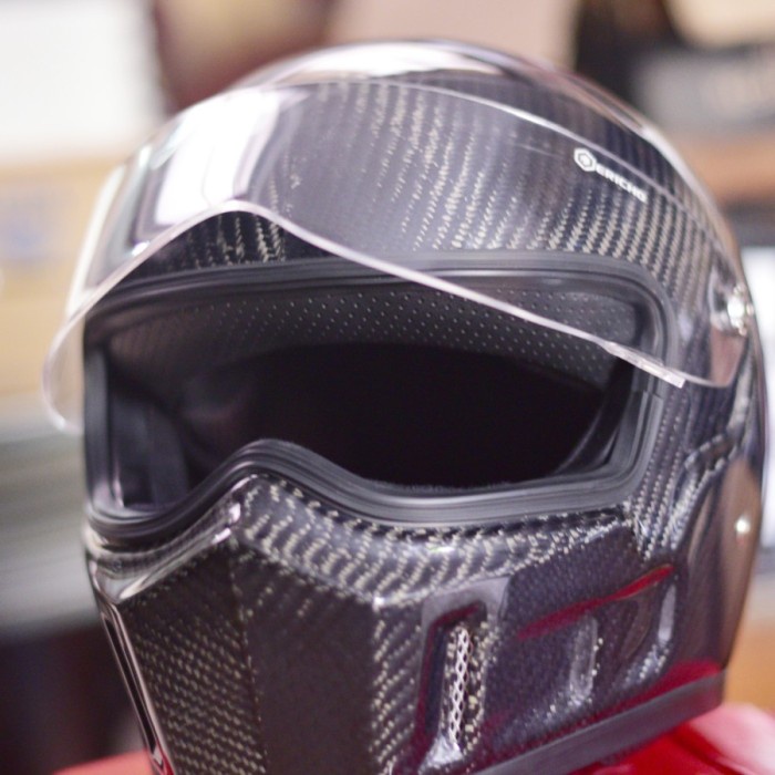 [New Ori] Jericho Helm Carbon Fiber Jericho Ff 1400 Retro R Terbatas