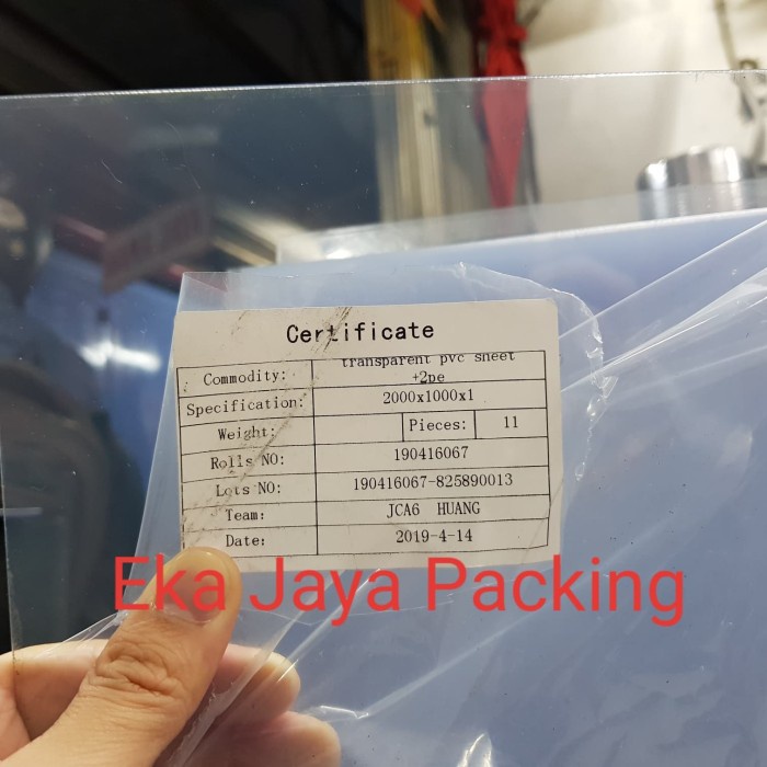 ✨New Pvc Sheet Clear  Mika Kaku Lembaran 1.5Mm  Bisa Gojek