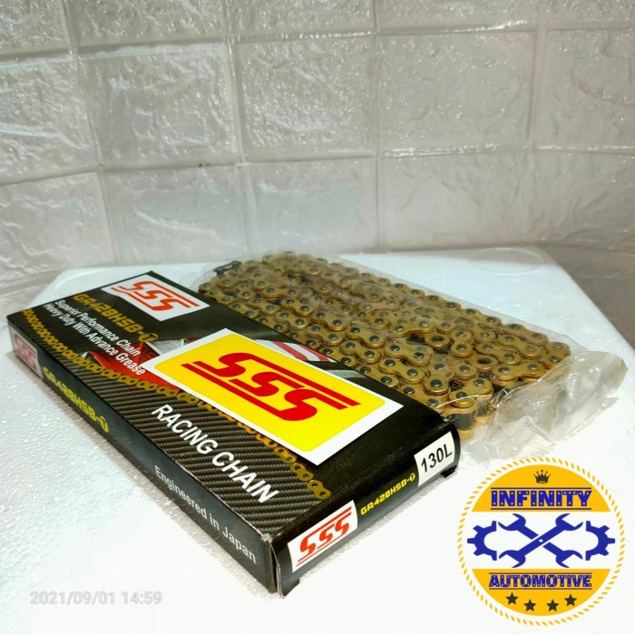 ✨Ori Rantai Sss Ori 100 Racing Chain 428 Hsbt 130L Motor Vixion Megapro Bisa Sameday
