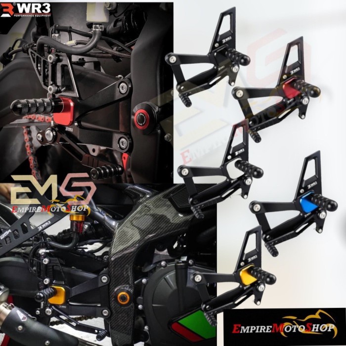 WR3 Footstep ZX25R ZX 25 R ZX 25R Rearset Foot Step Depan
