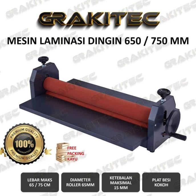 

Mesin Laminating Dingin 650 Mm / 750 Mm / Laminasi Dingin 650 Mm / 750