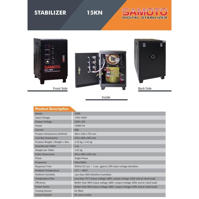 Voltage Stabilizer Samoto 15.000 Va / Samoto / Auto Voltage Regulator