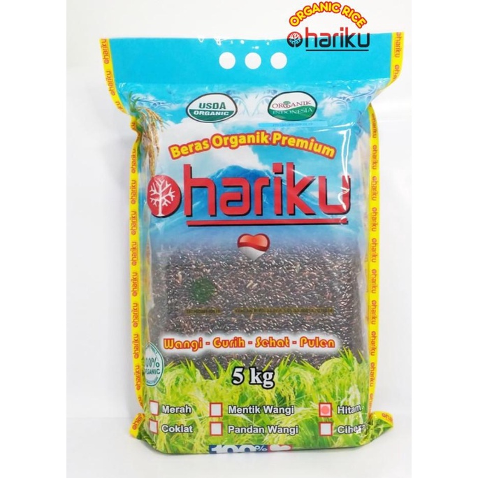 

Beras Hitam Organik Hariku 5 Kg
