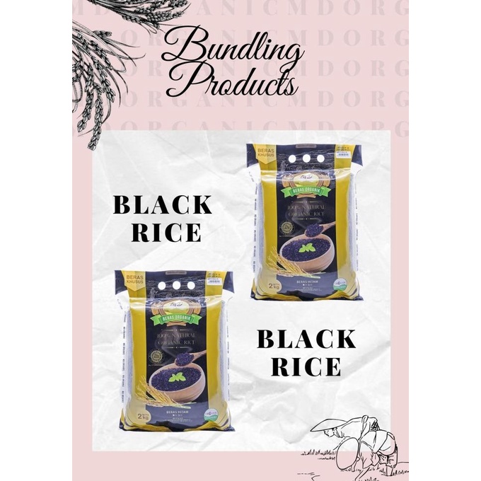

Paket Bundling Md Organic Black Rice Pecah Kulit 2Kg Isi 2 Pcs