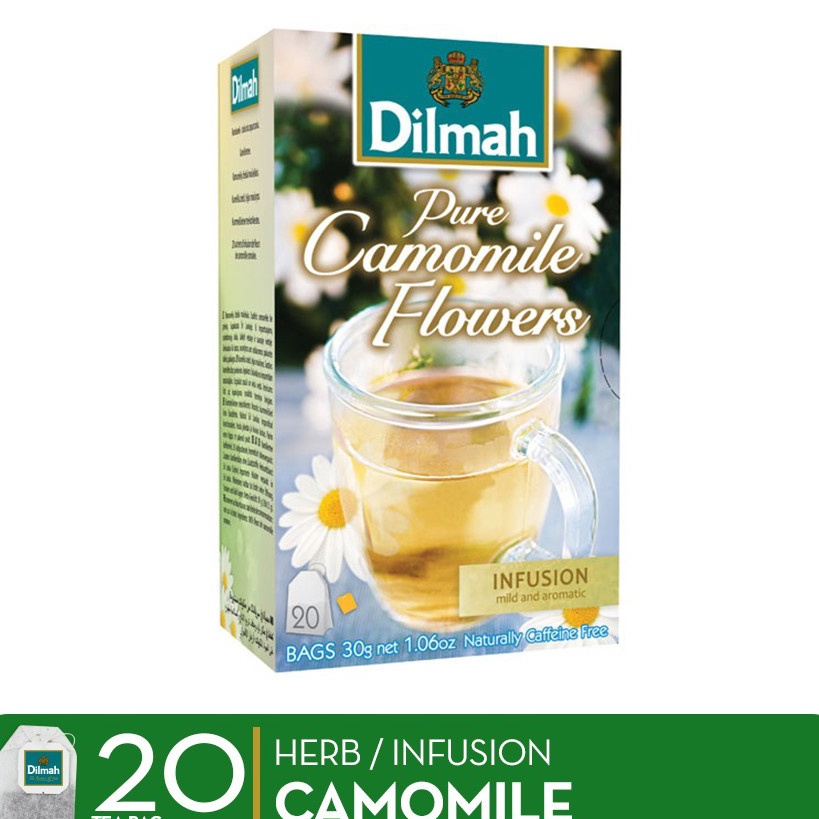 

Murah Banget DILMAH Pure Camomile Flowers 20 bags / Teh Dilmah Chamomile Flower