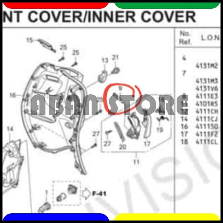 HOT DEAL ABAN 77215KZL930 PIN SEAT HINGE ENGSEL JOK BOX LUGGAGE BAGASI BEAT