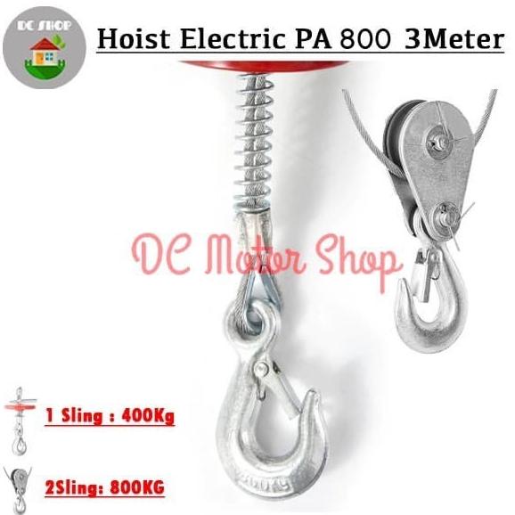 Electric Hoist Mini Wire Hoist Katrol Elektrik Pa 1200 Pa1200 25M