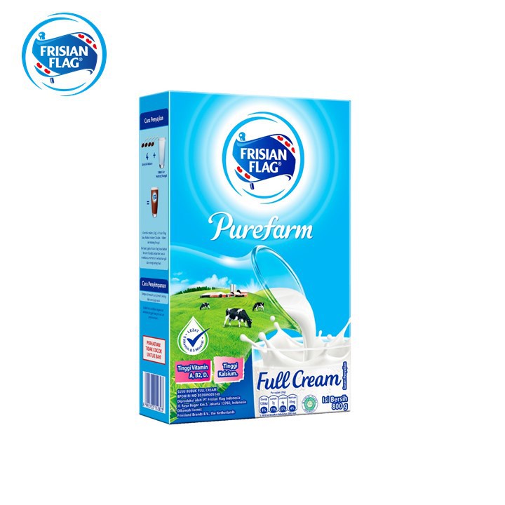 

Frisian Flag Susu Bubuk Fullcream Purefarm 800 gr