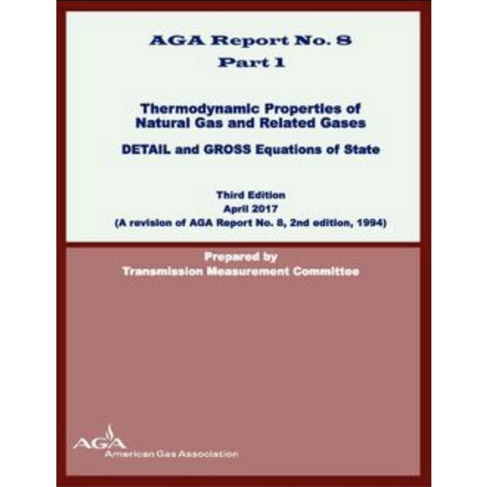 ✨Sale Buku Aga Report No. 8 Part 1 Thermodynamic Properties Of Natural Gas Bisa Sameday