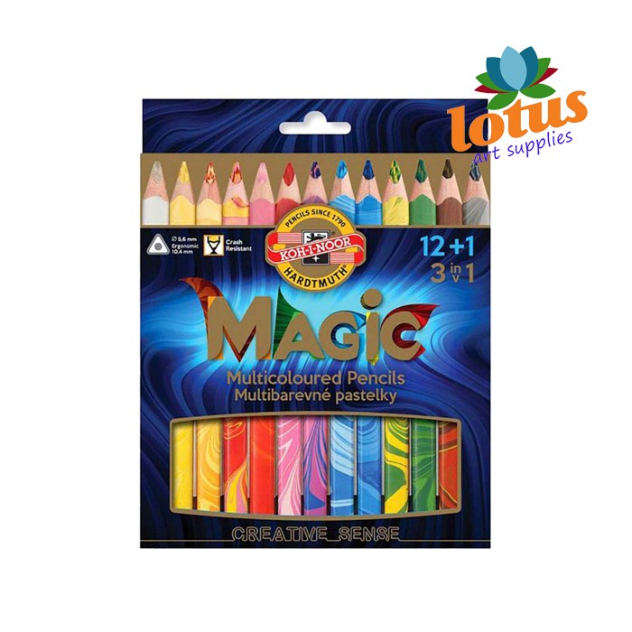 

Terlaris Koh-I-Noor Magic Multicoloured Pencil Set 12