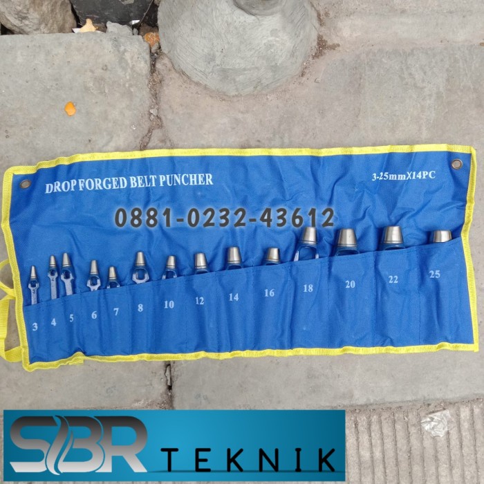 

✨Sale Hollow Plong Punch Set 3-25 Mm X 14 Pcs Drop Forged Pouncher Pembolong Berkualitas