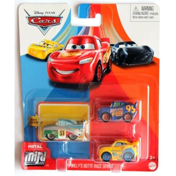 ✅New Cars Mini Racers Willy'S Butte Saludos Amigos Ramone 3 Pack Diskon