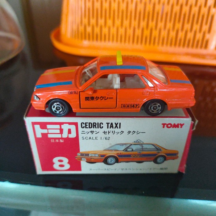 ✅New Tomica 8 Nissan Cedric Taxi Made In Japan Terbaru