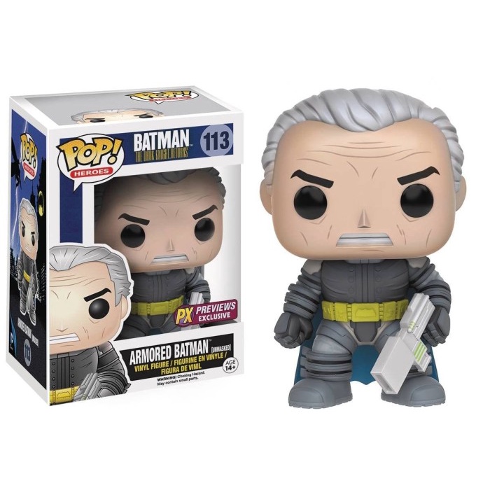 [Original] Funko Pop Batman The Dark Knight Returns - Armored Batman Unmasked Limited