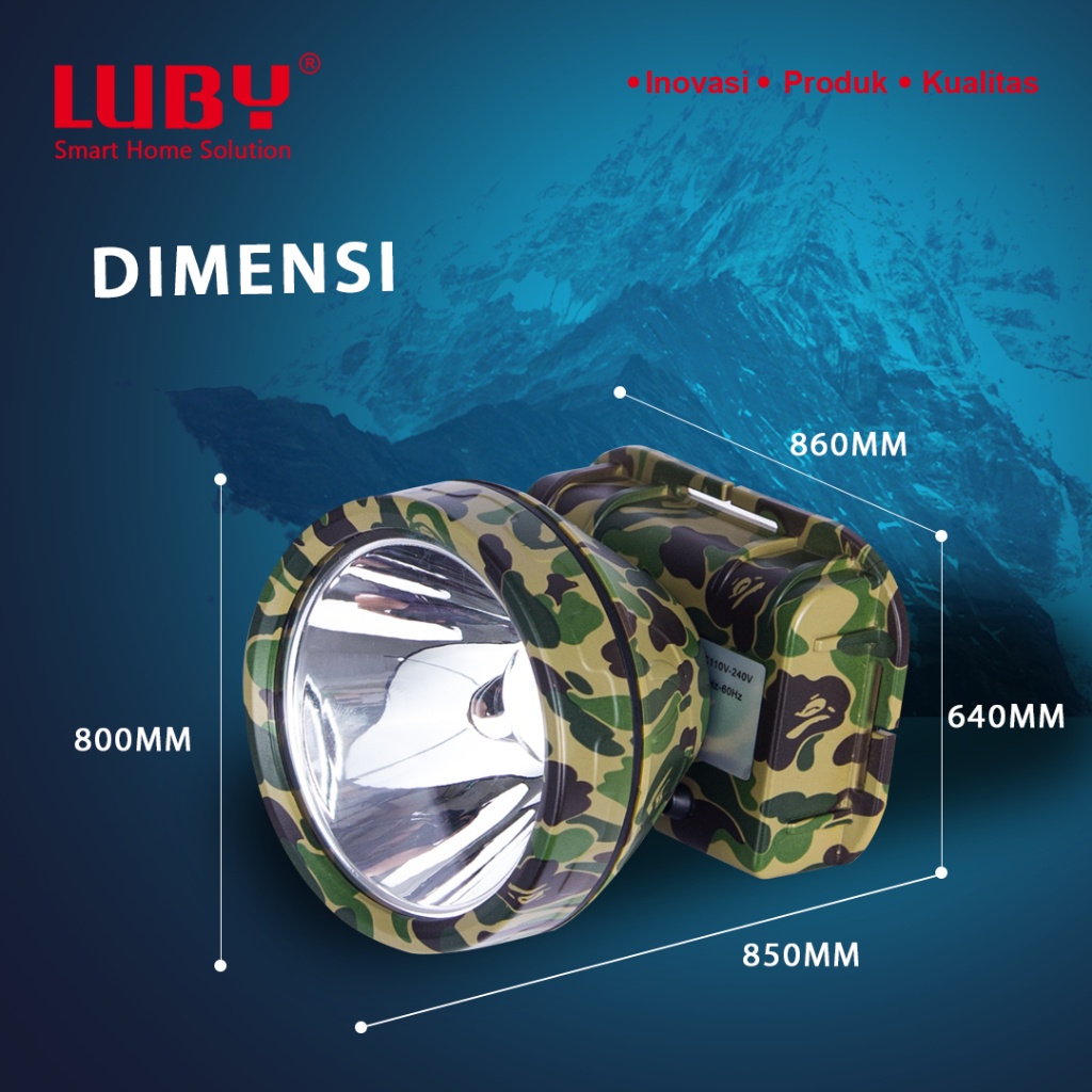 Headlamp atau Senter Kepala Luby tipe L-2833
