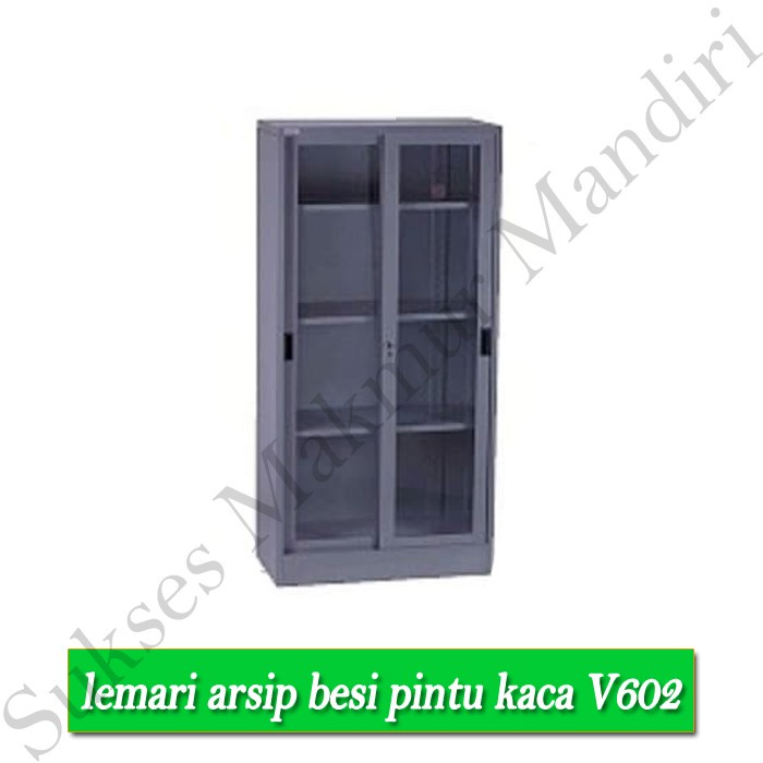 

✨Sale Lemari Arsip Besi Pintu Kaca V602 Diskon