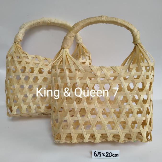 

] tas snack bambu 6,5x20x14cm