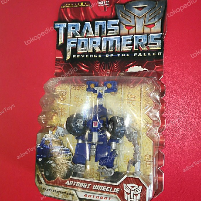 ❤️NEW❤️ Autobot Wheelie Deluxe Class Transformers Rotf Figure No Optimus Prime Bisa Gojek