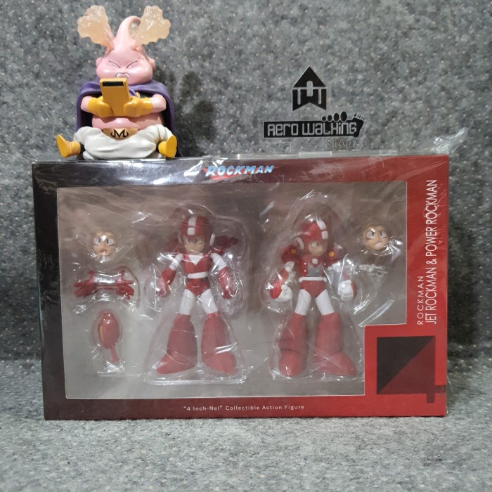 ✨New Ori Sentinel 4 Inch-Nel Jet Rockman  Power Rockman / Megaman Original Diskon