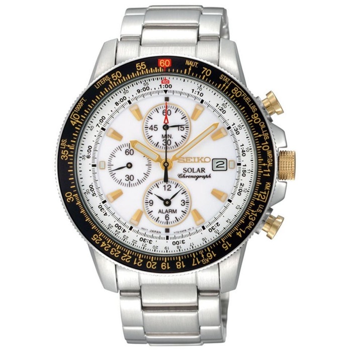 ✅Ori Seiko Ssc011P1 Pilot Solar Flightmaster Ssc011 Original Berkualitas