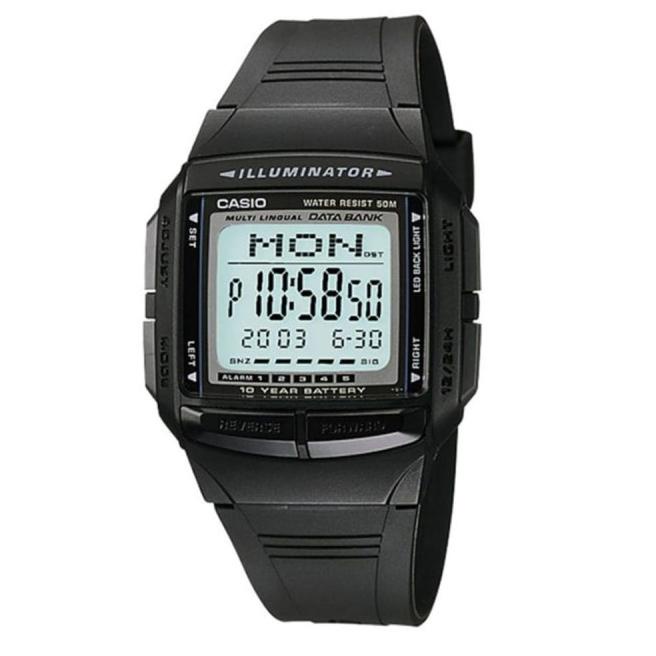 Casio Db-36-1Avdf - Jam Tangan Pria Digital Db36 Db-36-1A Data Bank