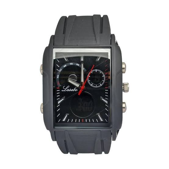 ✅Ori Jam Tangan Pria Cowok Lasebo Square Kotak Original Garansi Anti Air Bisa Gojek