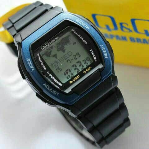 ✅Ori Jam Tangan Pria - Wanita - Data Bank Qq QQ Mmw3P101Y Mmw3 Biru Limited