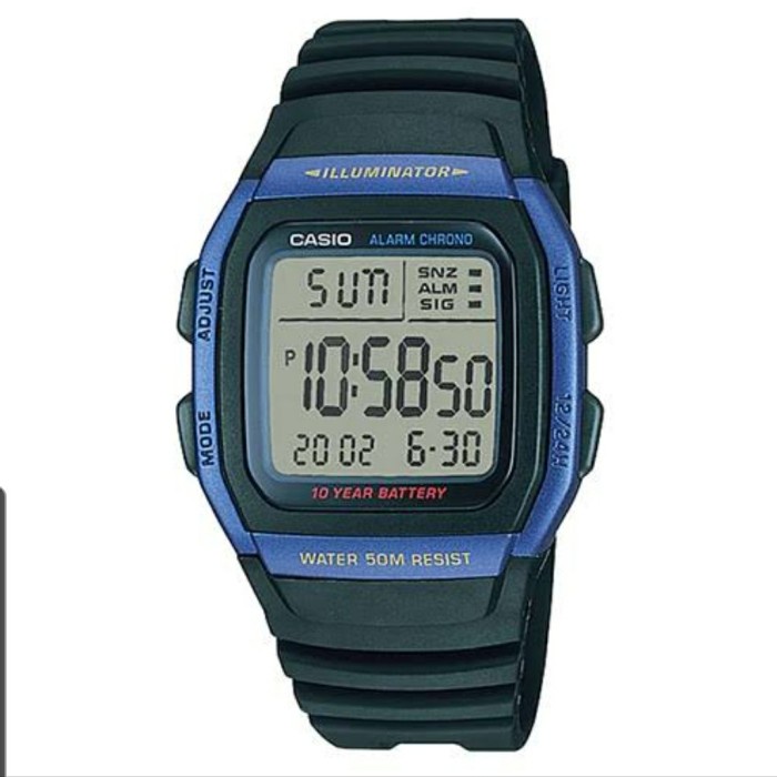 ✅Ori Jam Casio Digital W96H / W-96H-2Avdf Original Bergaransi Limited