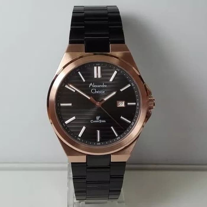 ✅Sale Jam Tangan Pria Alexandre Christie Original Ac 8563 Md Bbrba Diskon