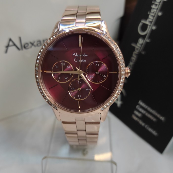 ✅Baru Jam Wanita Original Alexandre Christie Ac 2988 Bf All Stainless Bisa Sameday