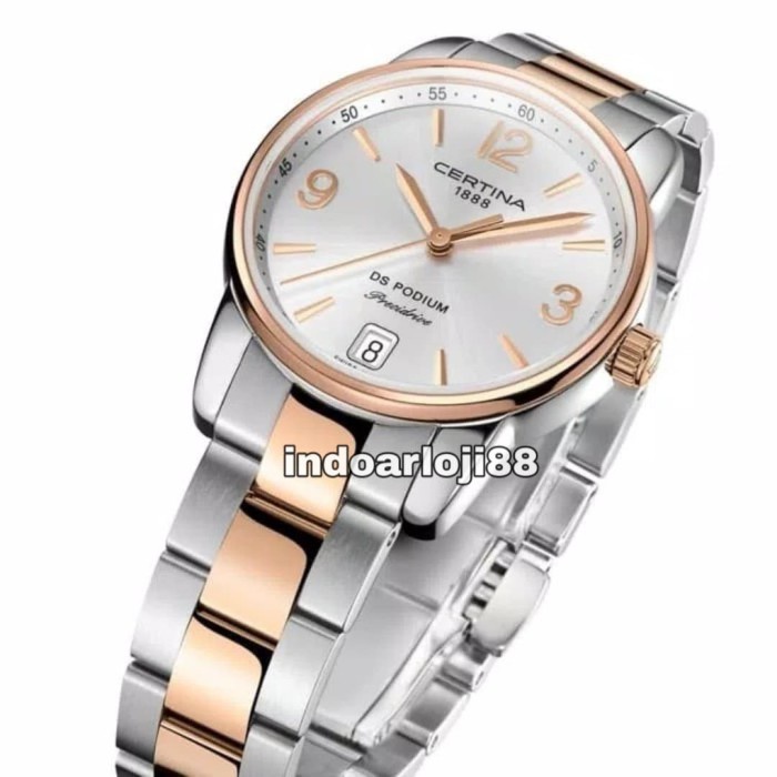 ✅New Ori Certina C034.210.22.037.00 Ds Podium Silver Dial Two-Tone Ladies Watch Bisa Sameday