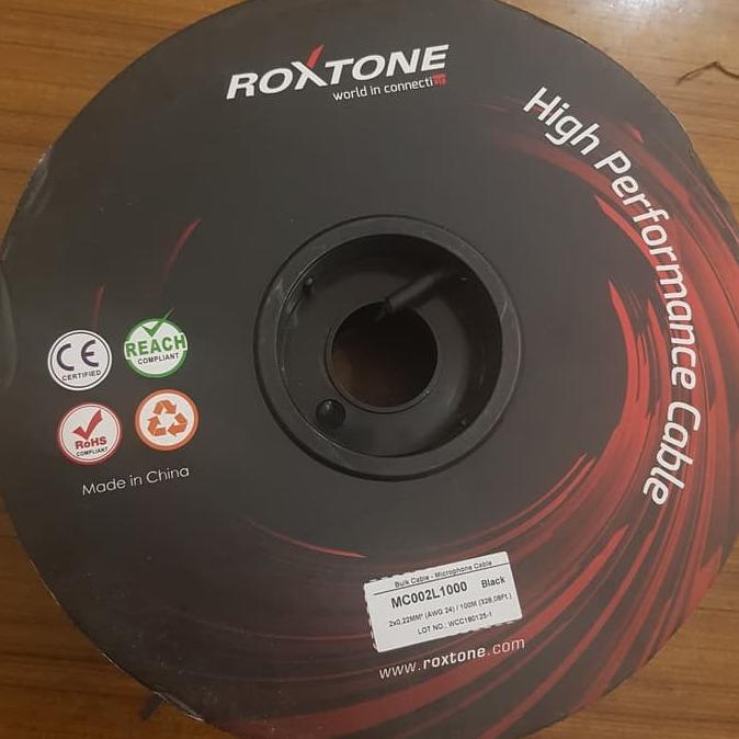 Kabel Mic Stereo Profesional Roxtone Mc002 Original