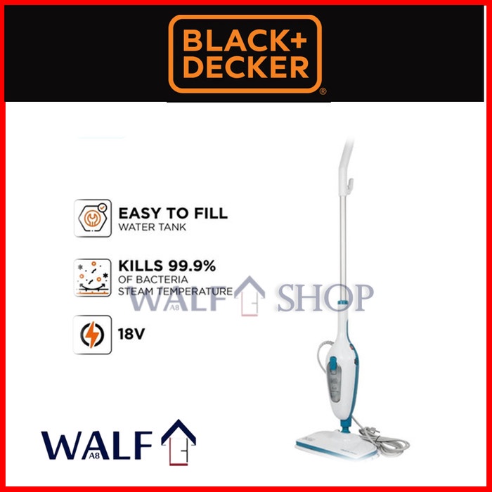 Steam Mop Cleaner Pel Uap Black+Decker 1300W ( FSMH13E5 - B1 )