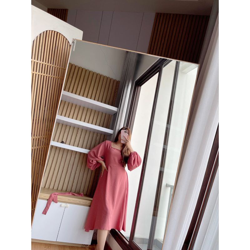 Dress daster crinkle remaja casual kekinian