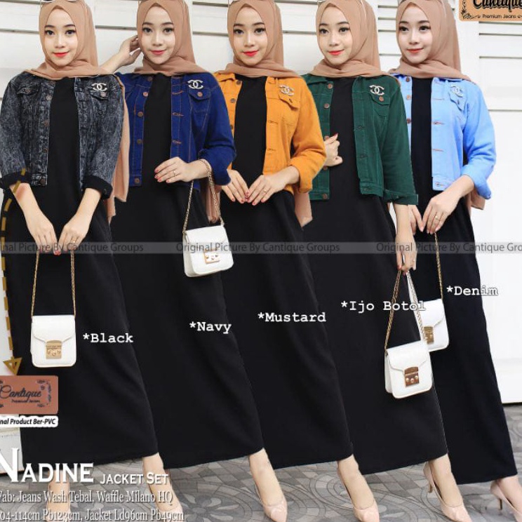 [[879KW]] SET INNER & JAKET JEANS CROP SETELAN JAKET JEANS DAN INNER J-99