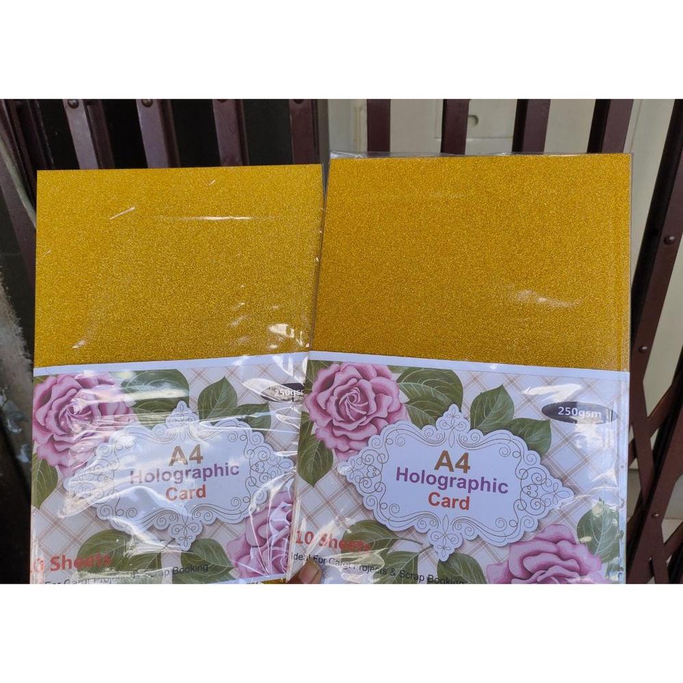 

BISA COD kertas glitter tebal isi 10 lembar emas semua ukuran a4 .,