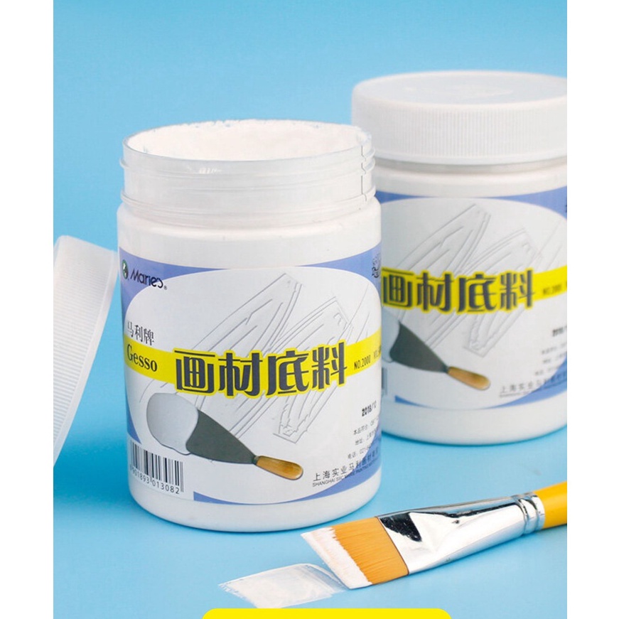 

[Y16-☆) MARIES GESSO 500 ML / Dasar Kanvas / Putih / Cat dasar✯..!