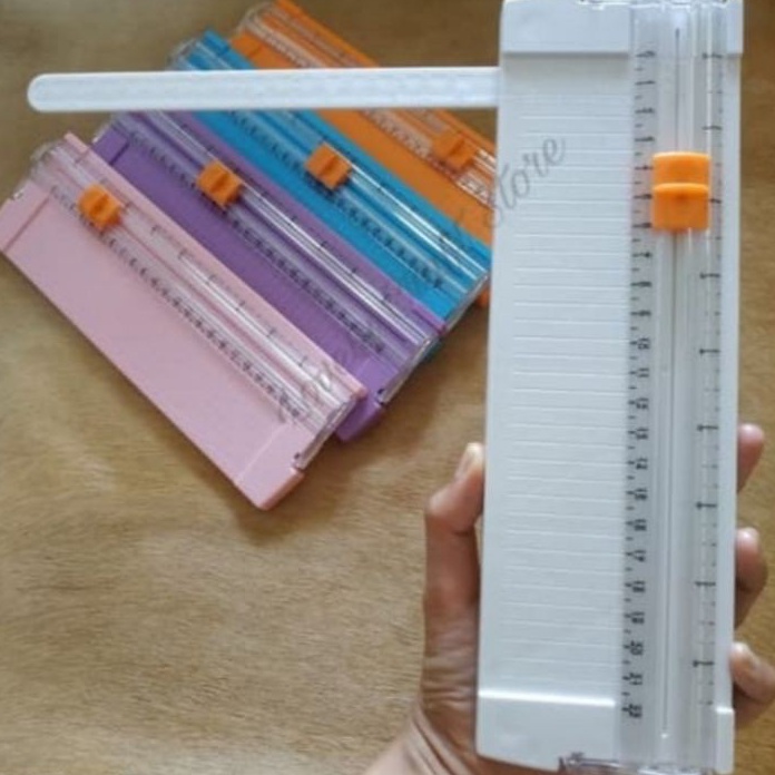 

[Q02❦] Paper Trimmer Cutter A5/A4 for paper foto scrapbook 21.5cm pemotong Kertas..!
