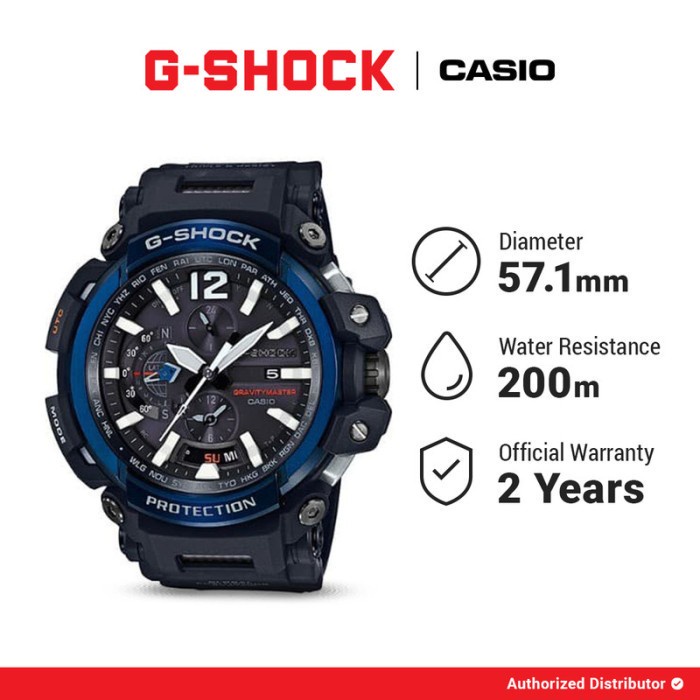 G-Shock Gravitymaster Jam Tangan Pria GPW-2000-1A2DR Original Analog