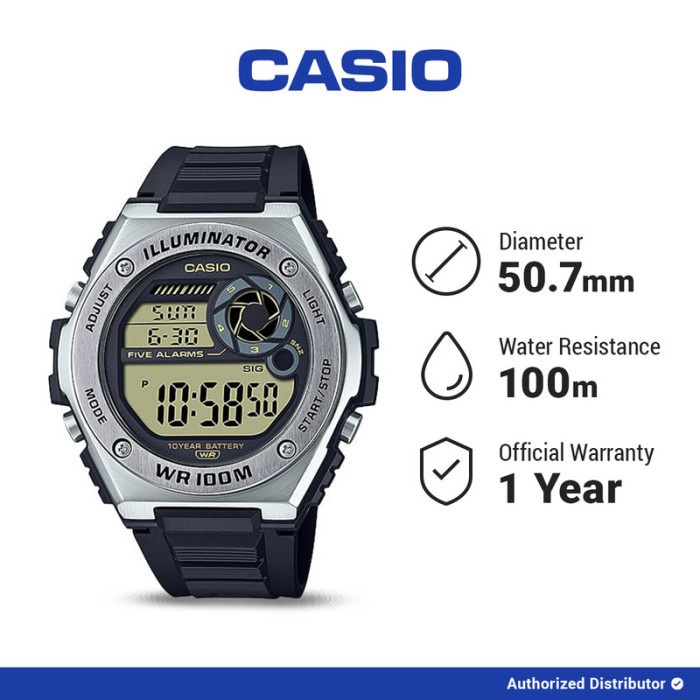 [READY INSTANT] Casio Jam Tangan Original MWD-100H-9AVDF